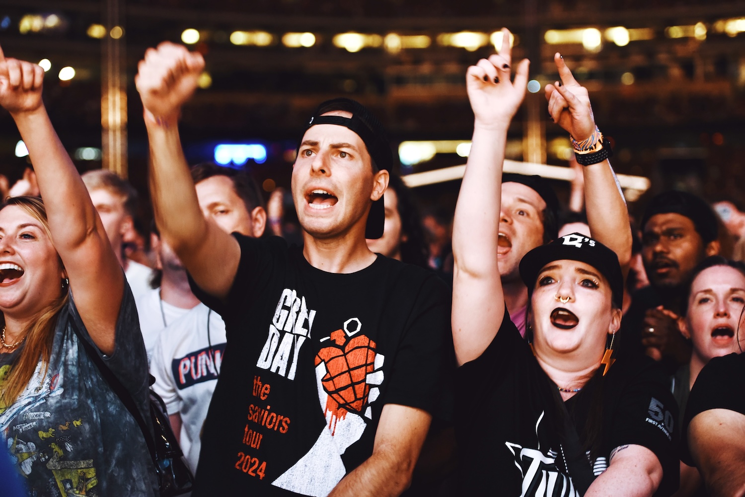 Green Day fans at Target Field